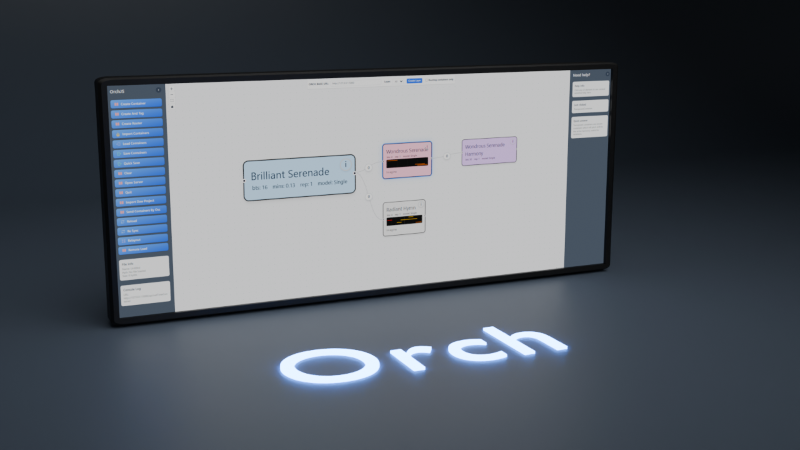 Orch visual identity artwork